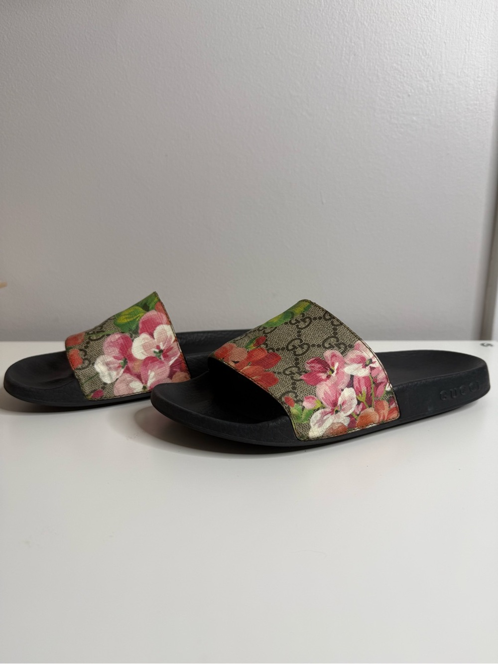 Gucci Blooms flower monogram Slides Size US 6/36 full set - Picture 4 of 11